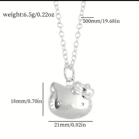 NEW SS Sanrio's Hello Kitty Pendant Locket and nearly 20" Necklace - Picture 3 of 4